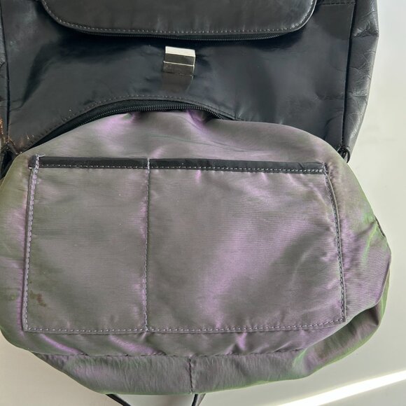 Vintage Danier Leather Hobo Shoulder Bag in Black - Picture 14 of 14